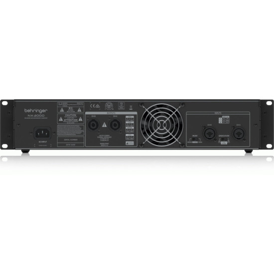 The Behringer NX3000 Power Amplifier with Smartsense   