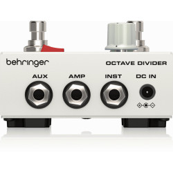 The Behringer OCTAVE DIVIDER Classic Analog Octave Divider and Ringer Effects Pedal