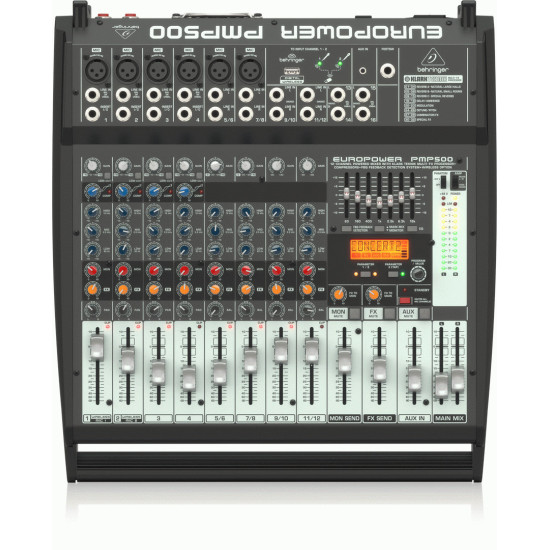 The Behringer Europower PMP500 Powered Mixer