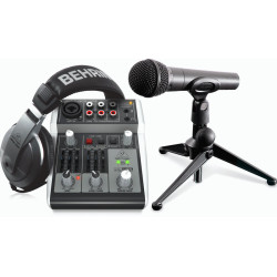 The Behringer Podcastudio 2 USB Recording Package