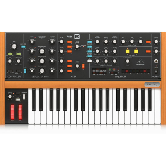 The Behringer POLY D 37 Key Analog Synth