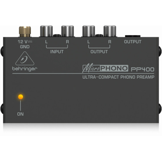 The Behringer Microphono PP400 Phono Preamp