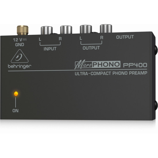 The Behringer Microphono PP400 Phono Preamp