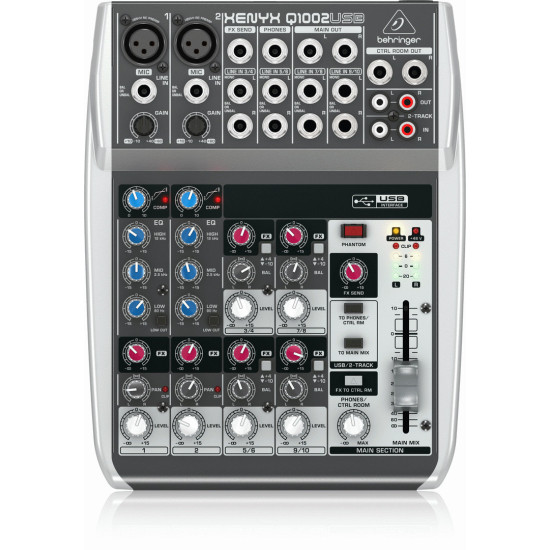 The Behringer XENYX Q1002USB Mixer