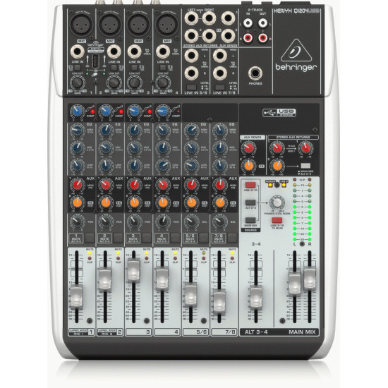 The Behringer XENYX Q1204USB Mixer