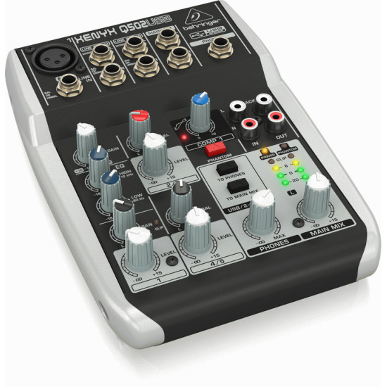 The Behringer XENYX Q502USB Mixer
