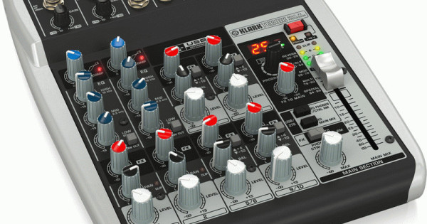 The Behringer XENYX QX1002USB Mixer