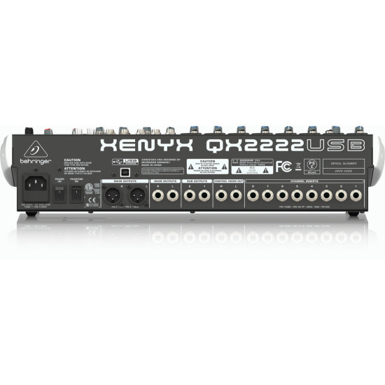 The Behringer XENYX QX2222USB Mixer