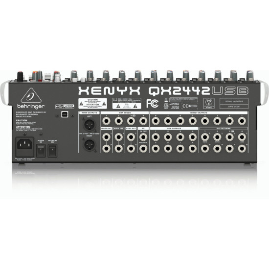 The Behringer XENYX QX2442USB Mixer