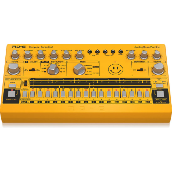 The Behringer RD6 AM Analog Drum Machine