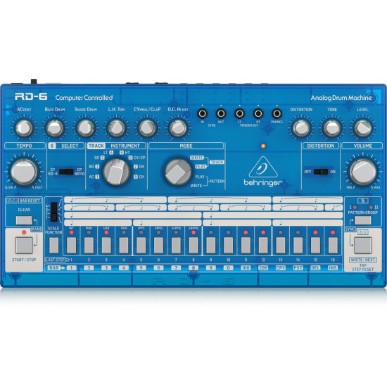 The Behringer RD6 BB Analog Drum Machine
