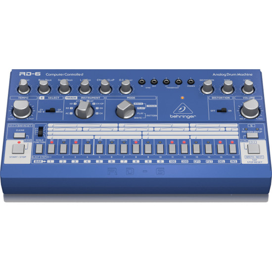 The Behringer RD6 BU Analog Drum Machine