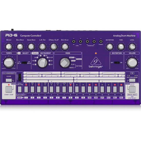 The Behringer RD6 GP Analog Drum Machine