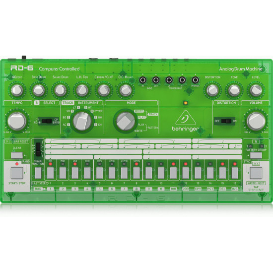 The Behringer RD6 LM Analog Drum Machine The Behringer RD6 LM Analog Drum Machine