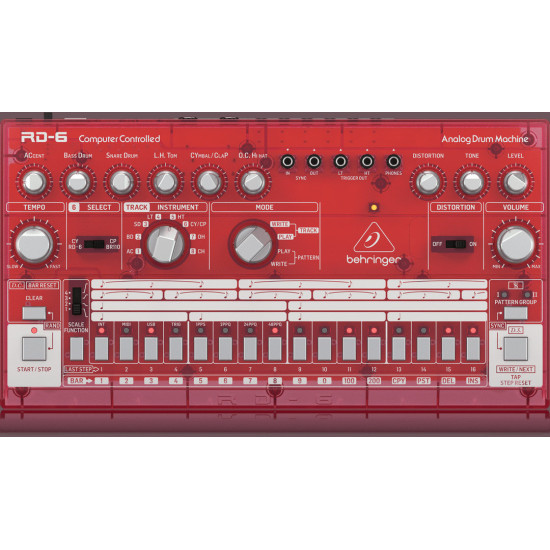 The Behringer RD6 SB Analog Drum Machine