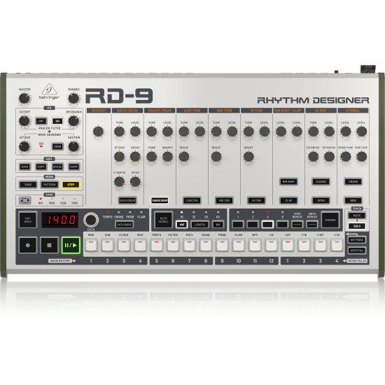 The Behringer RD9 Analog Drum Machine