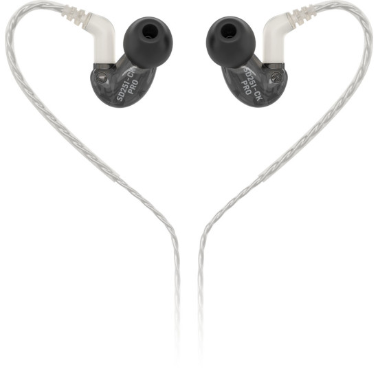Behringer SD251-CK Pro In Ear Studio Earphones Black
