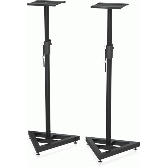 The Behringer SM5002 Heavy-Duty Height-Adjustable Monitor Stand Set