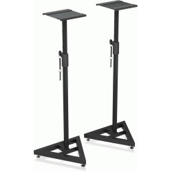 The Behringer SM5002 Heavy-Duty Height-Adjustable Monitor Stand Set