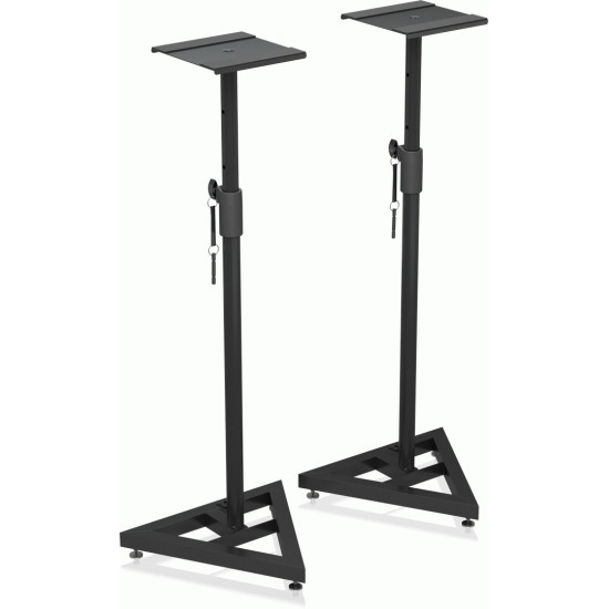 The Behringer SM5002 Heavy-Duty Height-Adjustable Monitor Stand Set