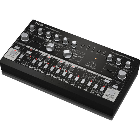 The Behringer TD3 BK Analog Bass Line Synth