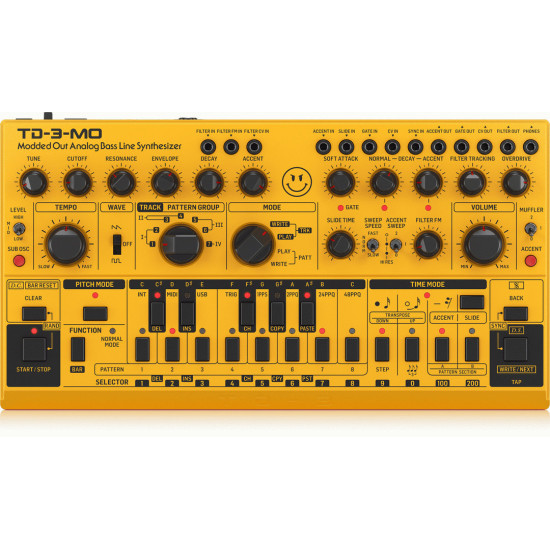 The Behringer TD3MOAM Modded Out Analog Bass Synth