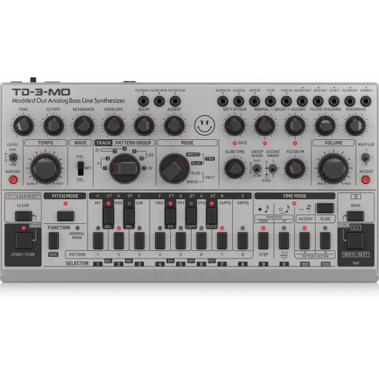 The Behringer TD3MOSR Modded Out Analog Bass Synth