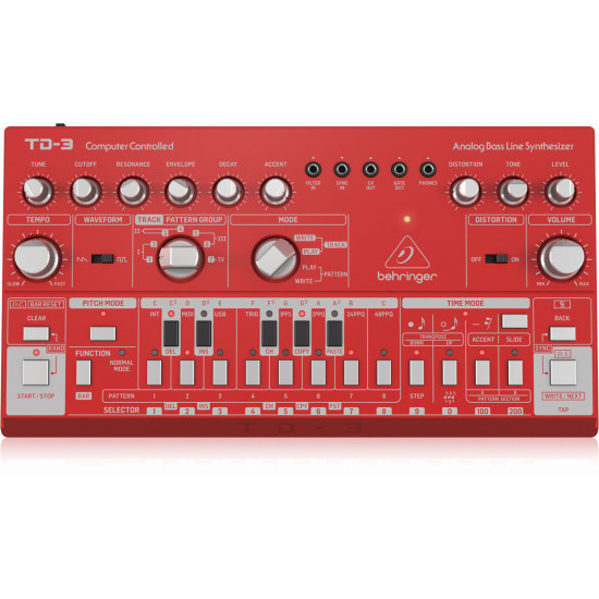The Behringer TD3 RD Analog Bass Line Synth
