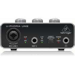 The Behringer U-phoria Um2 Interface (10 Per Carton
