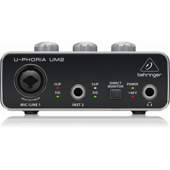 The Behringer U-phoria Um2 Interface (10 Per Carton