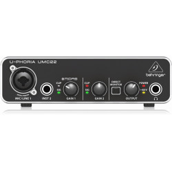 The Behringer U-phoria Umc22 Interface (10 Per Carton)