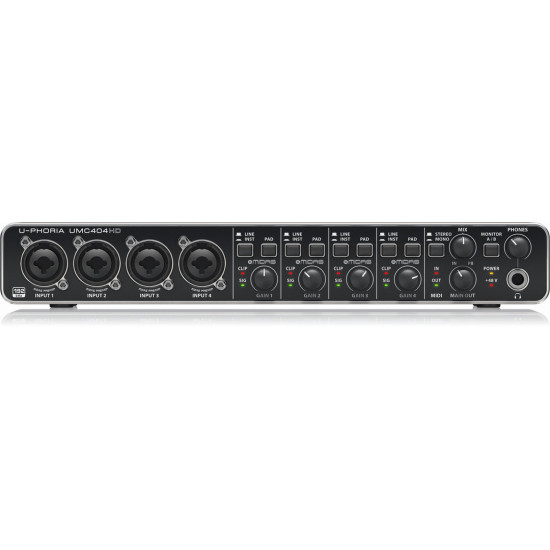 The Behringer U-phoria Umc404hd Interface The Behringer U-phoria Umc404hd Interface