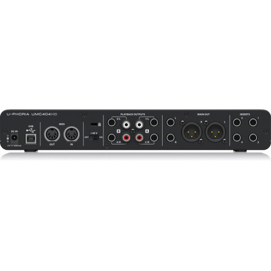 The Behringer U-phoria Umc404hd Interface The Behringer U-phoria Umc404hd Interface
