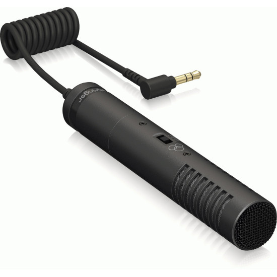 The Behringer VIDEO MIC MS Dual Capsule Condensor Mic