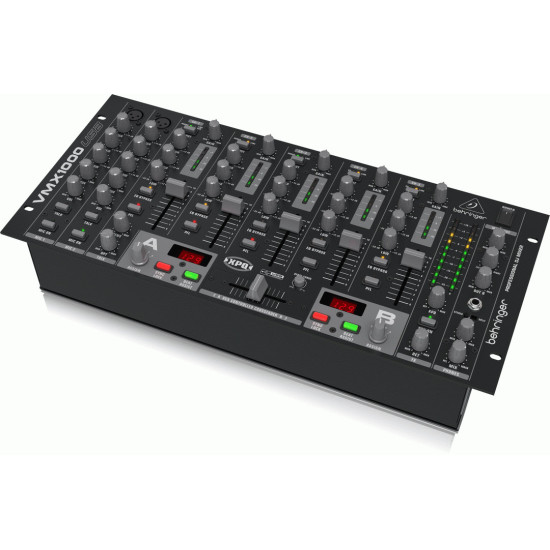 The Behringer VMX1000USB Pro DJ Mixer