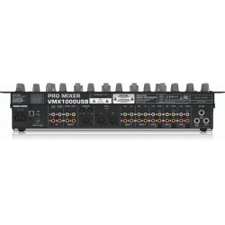 The Behringer VMX1000USB Pro DJ Mixer