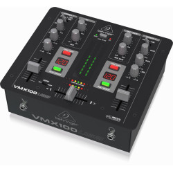 The Behringer VMX100USB Pro DJ Mixer