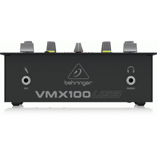 The Behringer VMX100USB Pro DJ Mixer