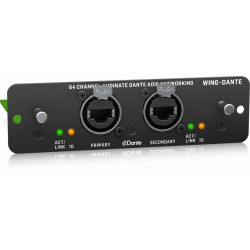 The Behringer Wing Dante Expansion Card