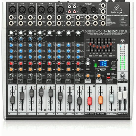 The Behringer XENYX X1222Usb Mixer The Behringer XENYX X1222Usb Mixer