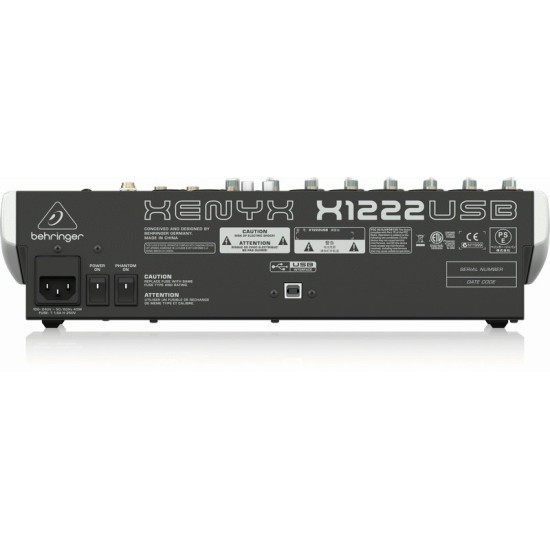 The Behringer XENYX X1222Usb Mixer The Behringer XENYX X1222Usb Mixer