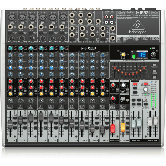 The Behringer XENYX X1832USB Mixer