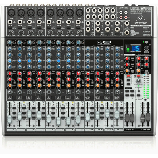 The Behringer XENYX X2222USB Mixer