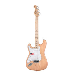 SX ASH2MLH Left hand vintage style electric guitar. 