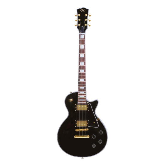 SX EH3BK Deluxe LP Style Electric Guitar