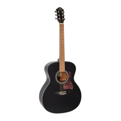 GILMAN GA12BK Grand Auditorium guitar. Black gloss.