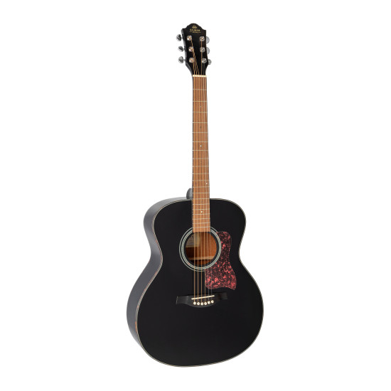 GILMAN GA12BK Grand Auditorium guitar. Black gloss.