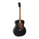 GILMAN GA12BK Grand Auditorium guitar. Black gloss.