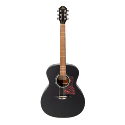 GILMAN GA12BK Grand Auditorium guitar. Black gloss.