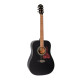 GILMAN GD10BK Dreadnought guitar. Black gloss.